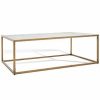 * Brynna Rectangle Marble Coffee Table Home Coffee Tables