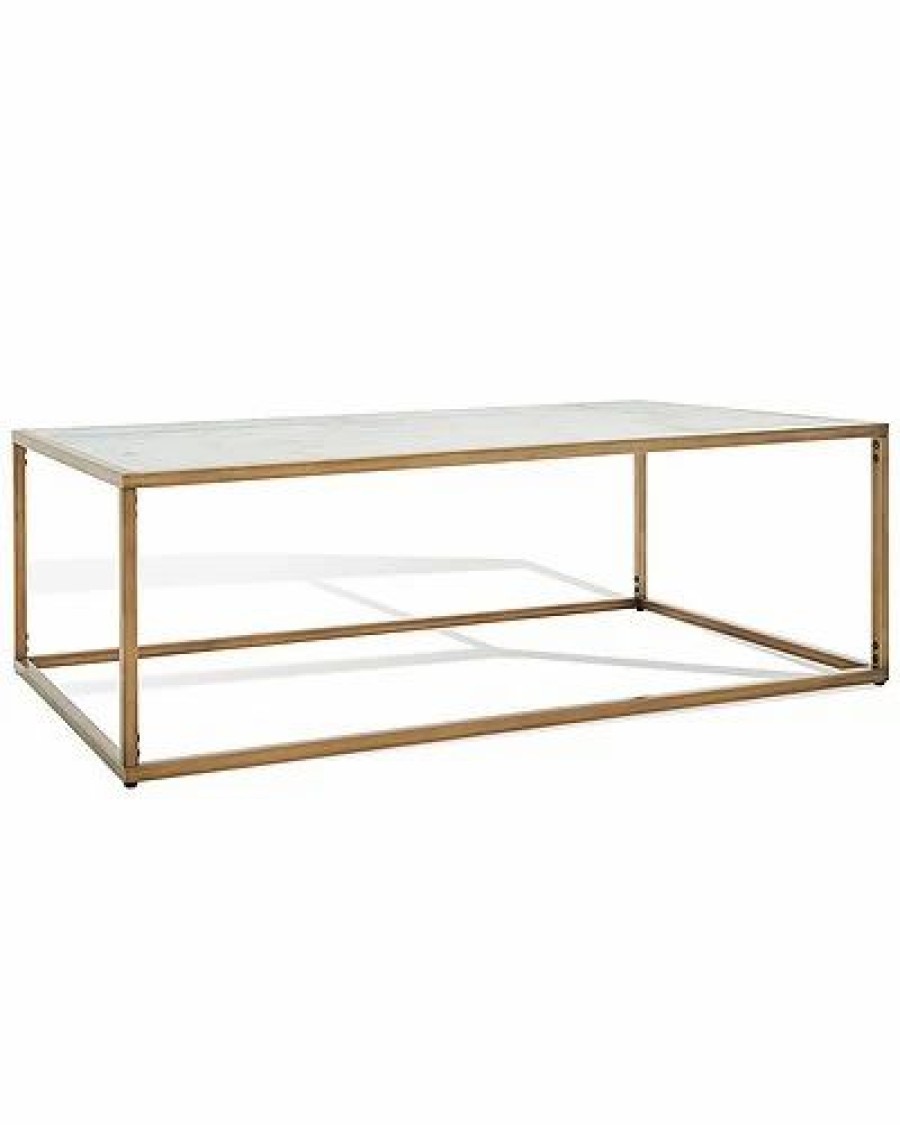 * Brynna Rectangle Marble Coffee Table Home Coffee Tables