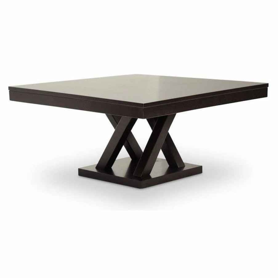 * Baxton Studio Everdon Dark Brown Modern Coffee Table Coffee Tables