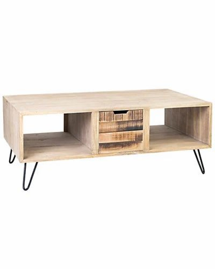 * At Main Omega Mindi Wood Coffee Table Home Coffee Tables