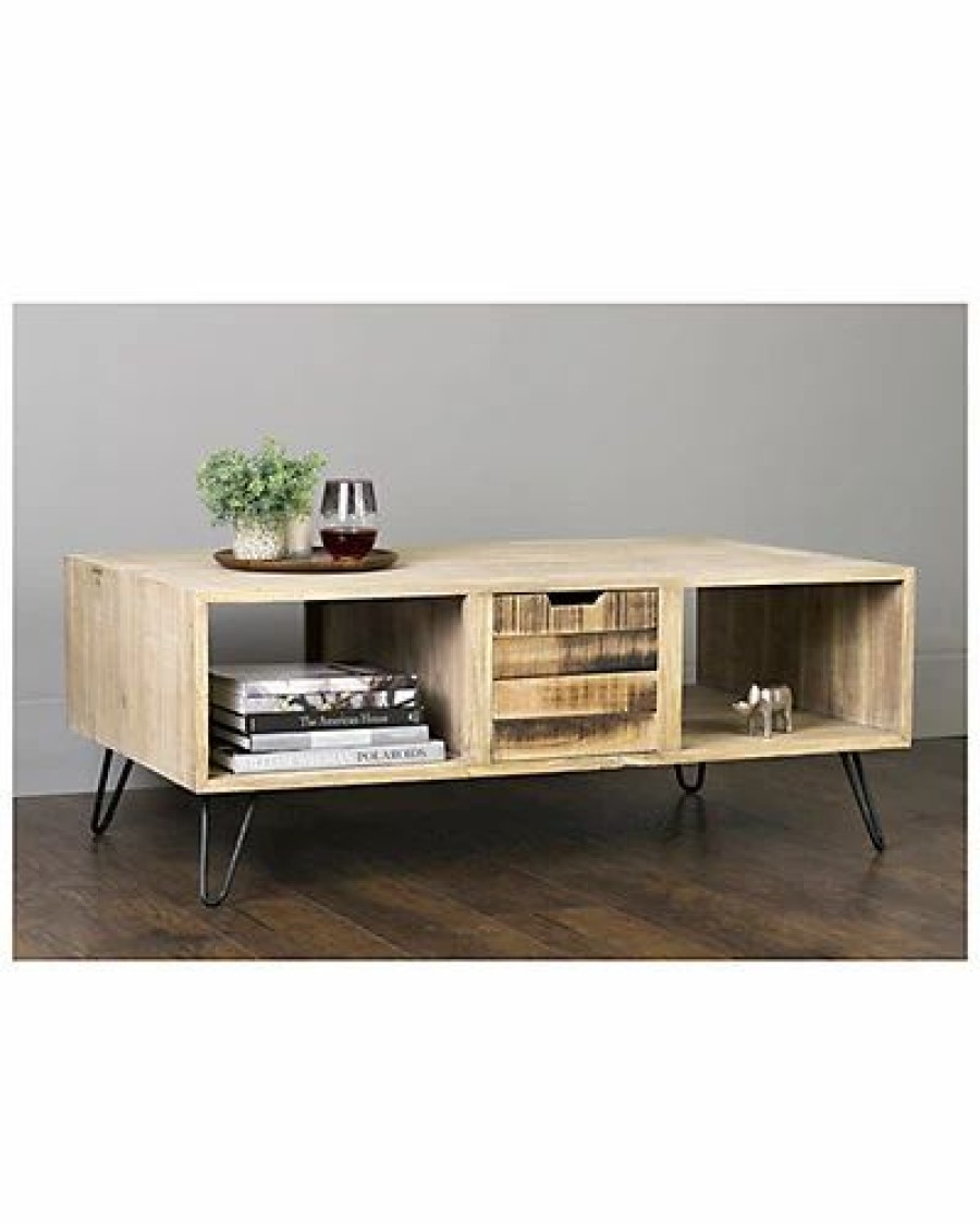 * At Main Omega Mindi Wood Coffee Table Home Coffee Tables