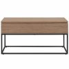 * Modern Lift-Top Wood And Metal Storage Coffee Table Home Coffee Tables