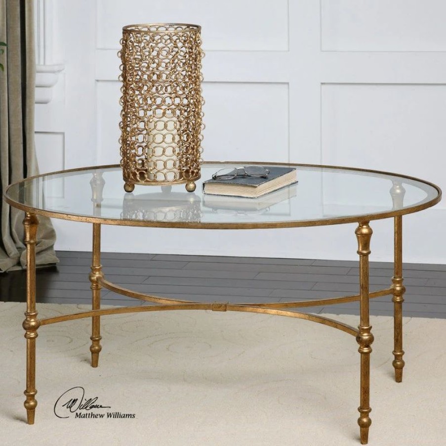 * Uttermost Vitya Glass Coffee Table Coffee Tables