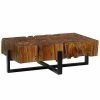 * Teak Wood Rustic Coffee Table Home Coffee Tables