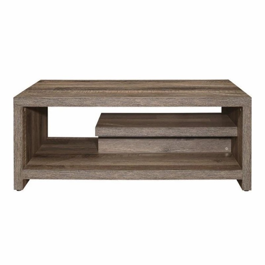 * Lexicon Danio Coffee Table In Rustic Natural Coffee Tables